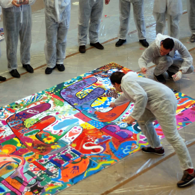 FIRMEN MALEN - Teambuilding durch Kunst