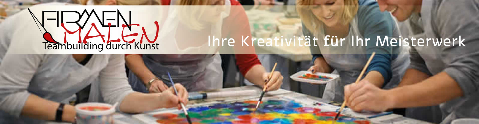 kreatives Teambuilding Unternehmen - FIRMEN MALEN