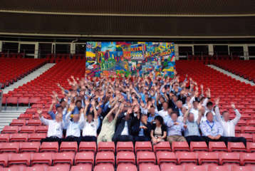 Firmen Malen - erfolgreiches Team