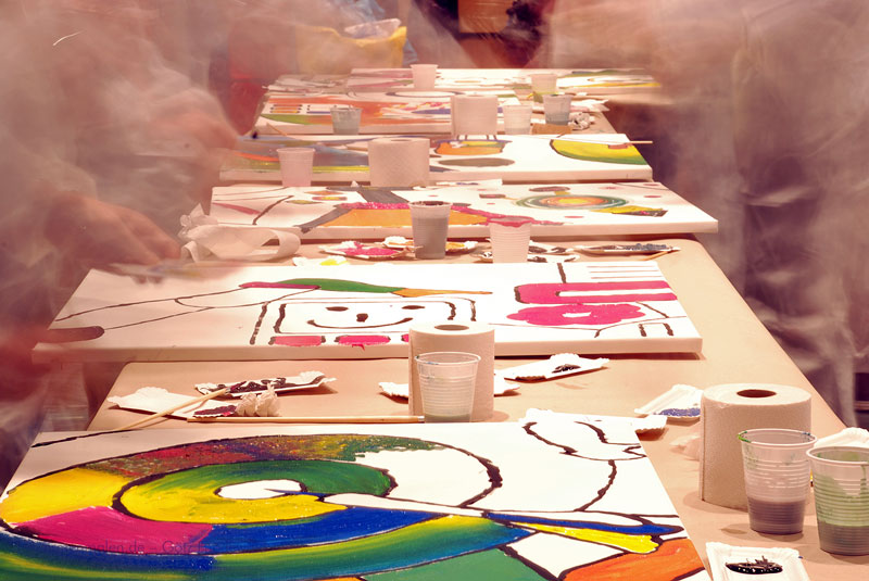 Klassiker Teambuilding mit Kunst von FIRMEN MALEN